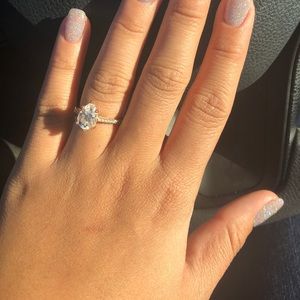 Beautiful Moissanite Ring Set